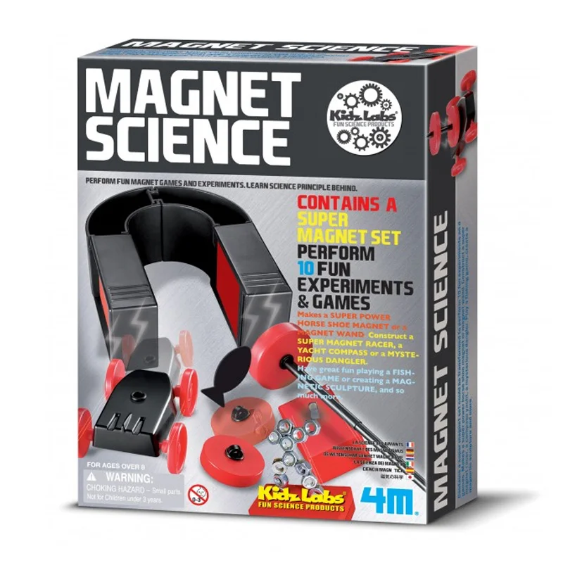 4M KidzLabs eksperiment legetøj, magnet videnskab