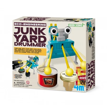 4M KidzLabs eksperiment legetøj, trommer af genbrugsmaterialer