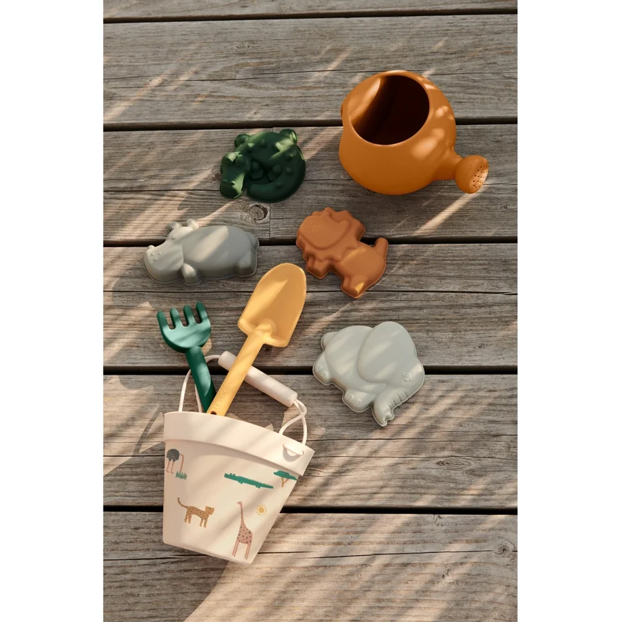 Liewood silicone strandsæt, safari