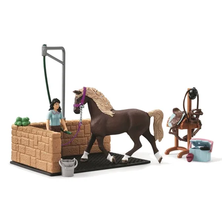 Schleich vaskeplads til hesten, Emily og Luna