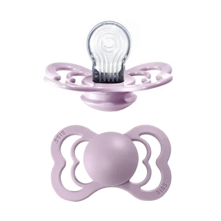 Bibs supreme silicone sut, str 2 - dusky lilac