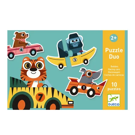 Djeco Lernpuzzle, Rennwagen