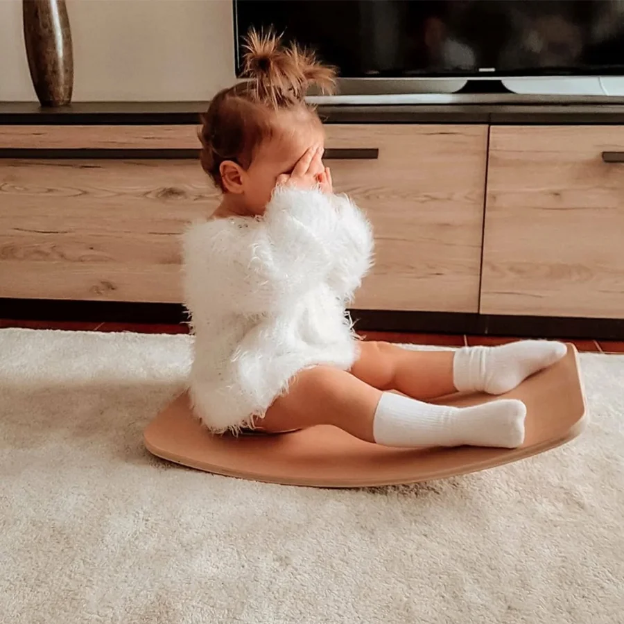 CurveLab balancebræt med filt, Little Arc - carbon