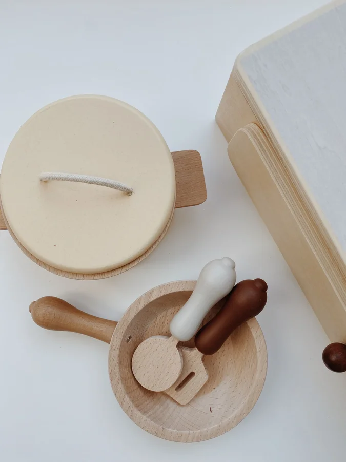 Konges Sløjd potter og pander i træ