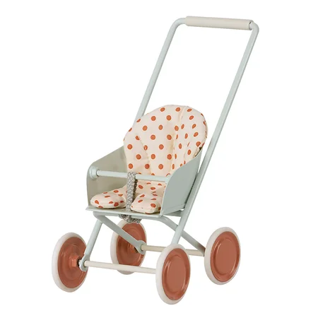 Maileg klapvogn, micro - sky blue