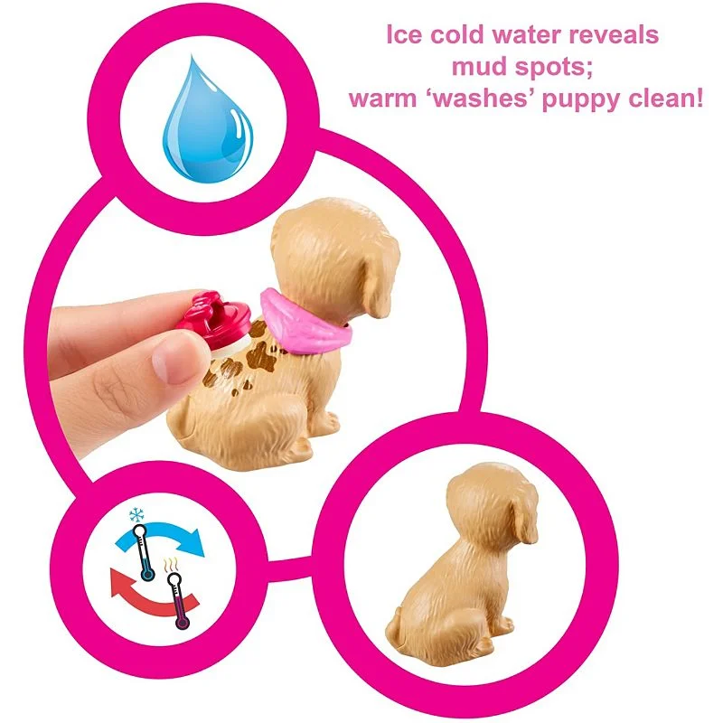 Barbie dyrebutik inkl. dukke