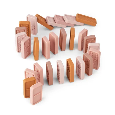 Liewood domino, tuscany rose mix