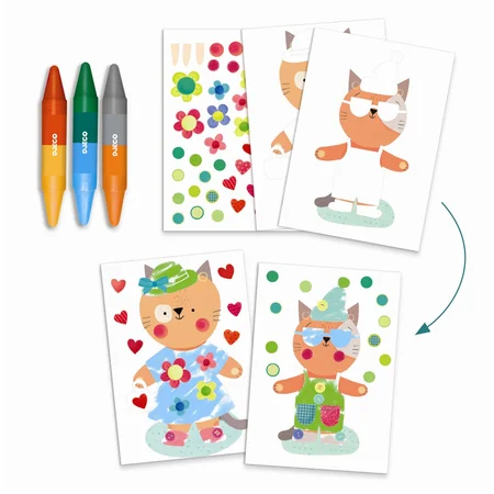 Djeco kreativt aktivitetssæt, Huset