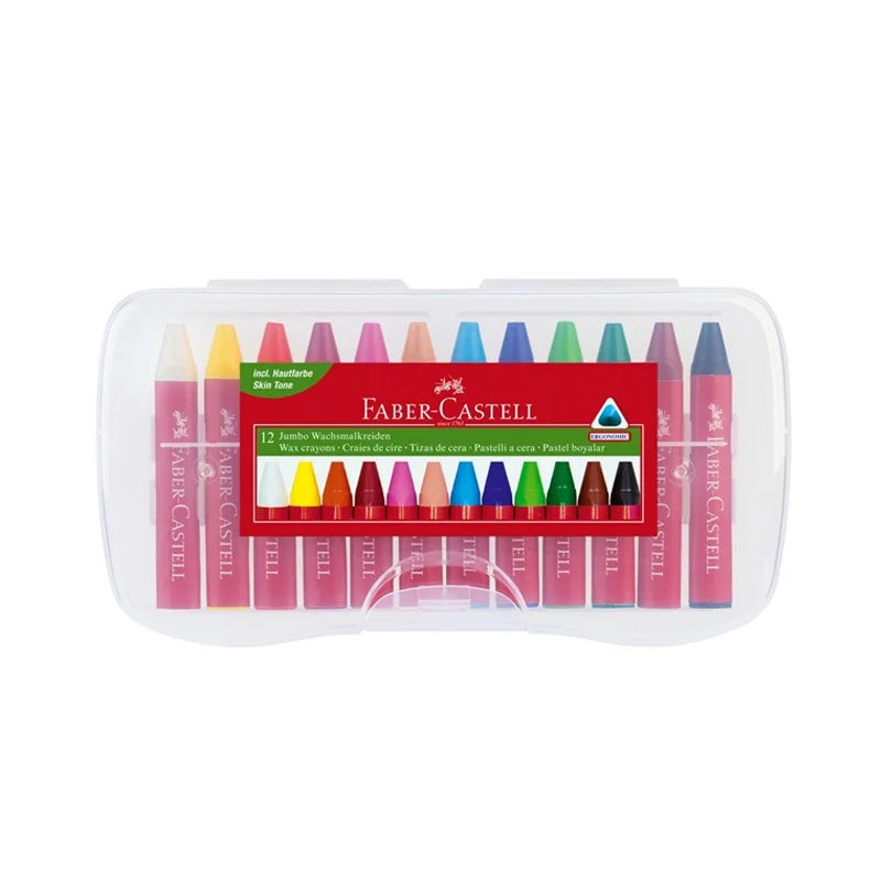 Faber-Castell voks farver, 12 stk