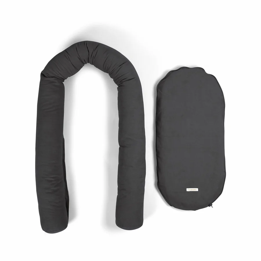 Filibabba Babynestchen, stone grey