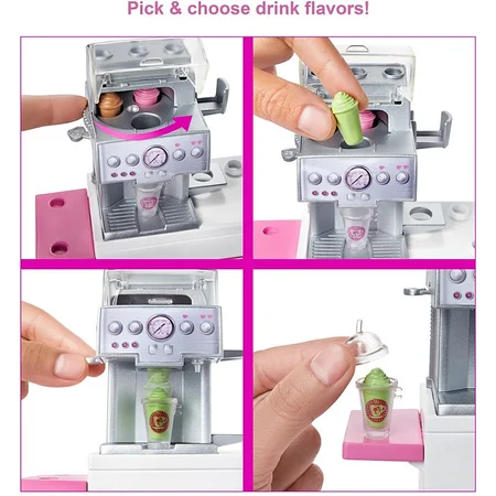 Barbie kaffebar inkl dukke