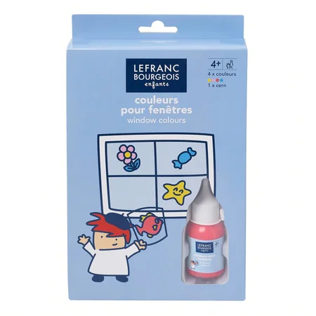 Vinduesmaling i bøtter, 5 stk klassisk