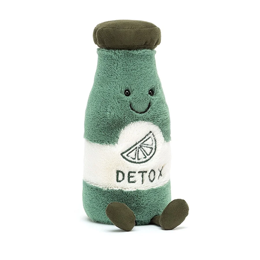 Jellycat Amuseable Juice, grøn - 19 cm