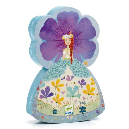 Djeco silhouet puslespil, forårsprinsessen