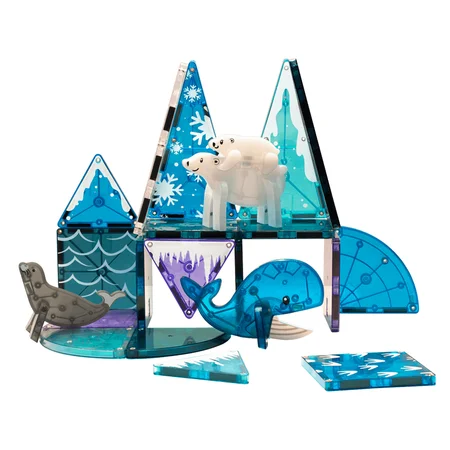 Magna-Tiles Magnetbausteine, Arktische Tiere