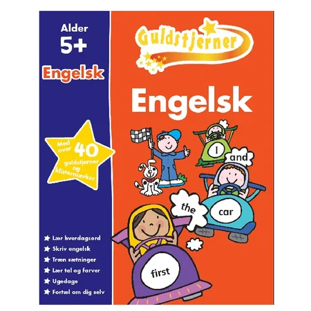 Guldstjerner opgavehæfte, Engelsk 
