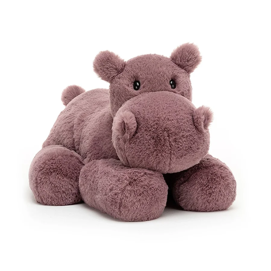 Jellycat Huggady flodhest, 32 cm