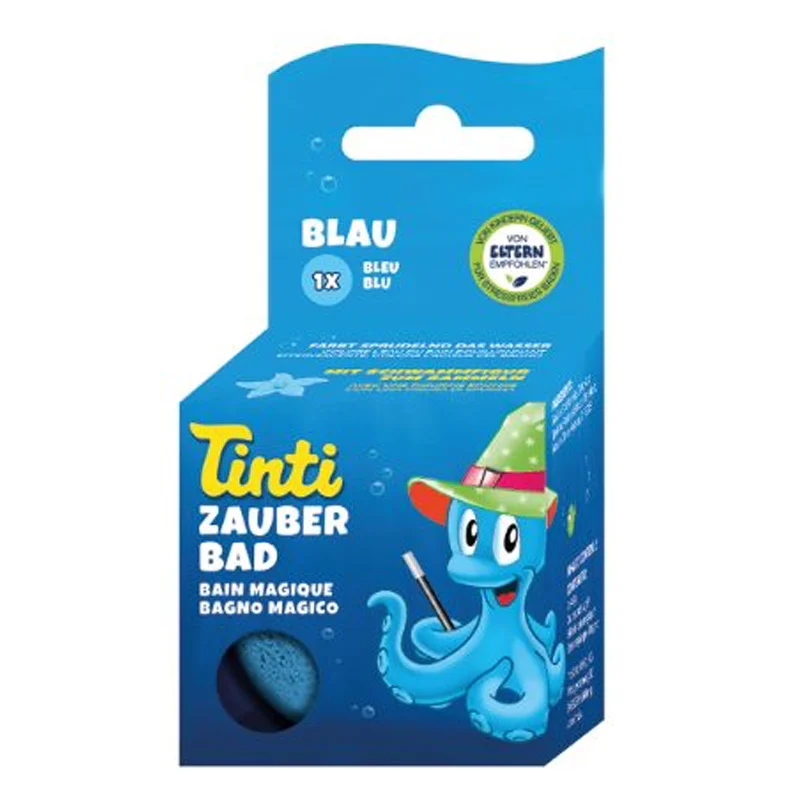 Tinti magisk bade tryllekugle, lyseblå