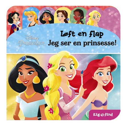 Disney Prinsesser. Løft en flap - Jeg ser en prinsesse!