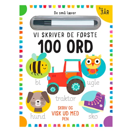 De små lærer - Skriv og visk ud - Vi skriver de første 100 ord