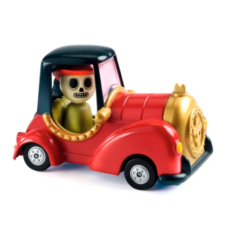 Djeco Crazy Motors rotes Auto mit Zombie-Piraten