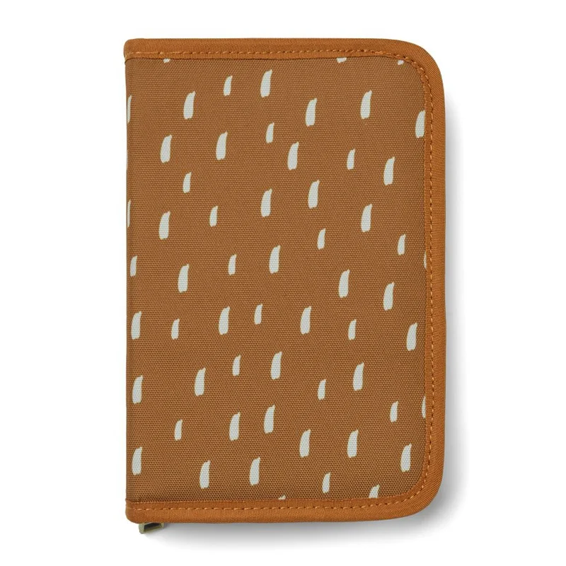 Liewood penalhus, graphic stroke golden caramel