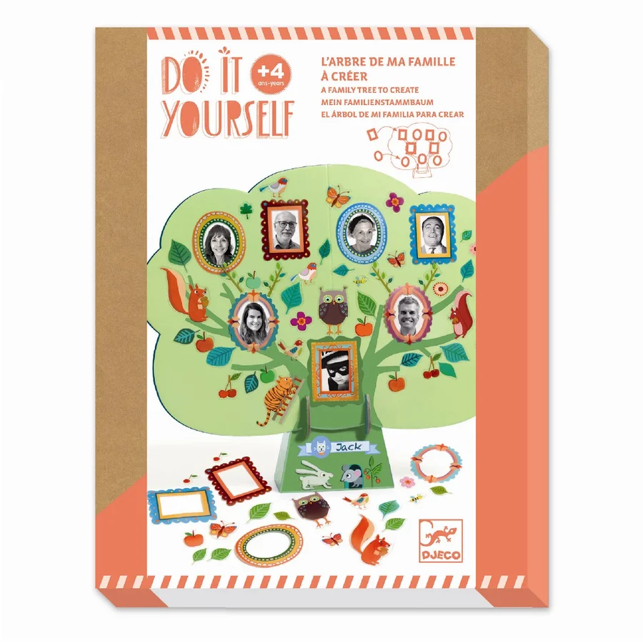 Djeco DIY æske, Stamtræ