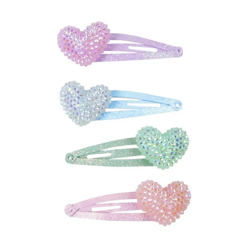 Great Pretenders 4 hårspænder, Sparkle Heart Bobble