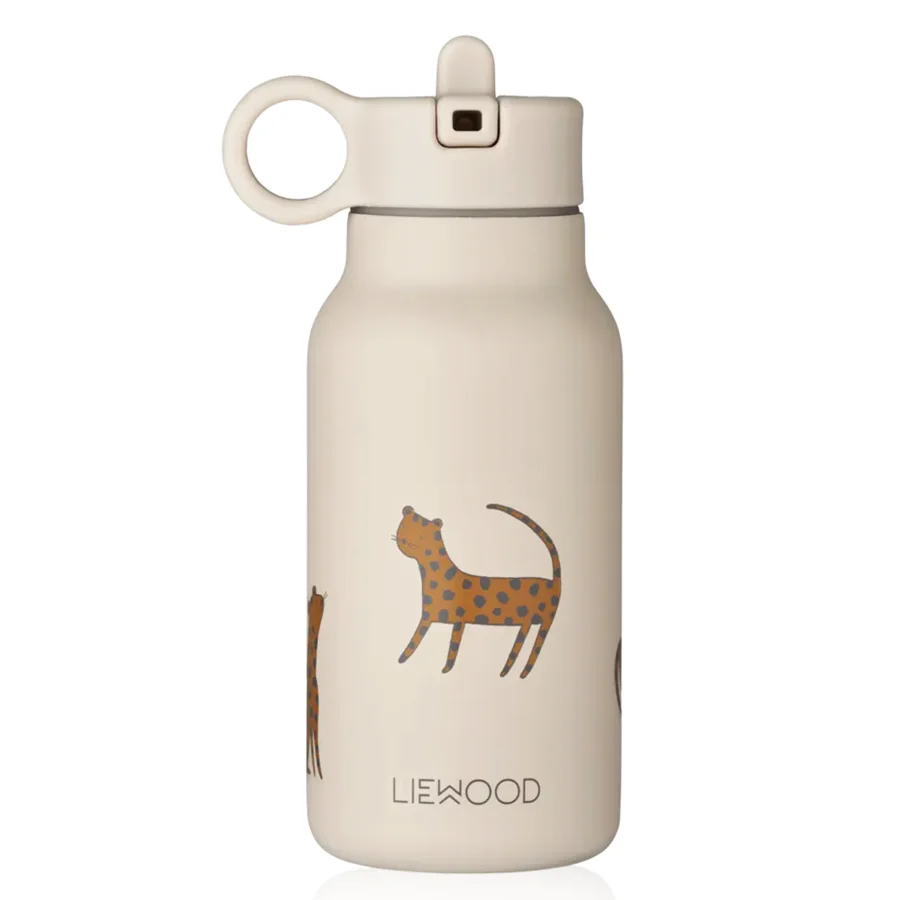 Liewood Falk Vand Flaske 250 ml, Leopard Sandy
