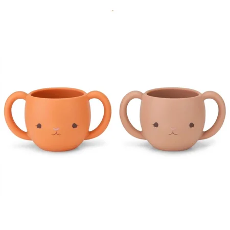 Konges Sløjd 2-pak Cutie kop, blush/terracotta red