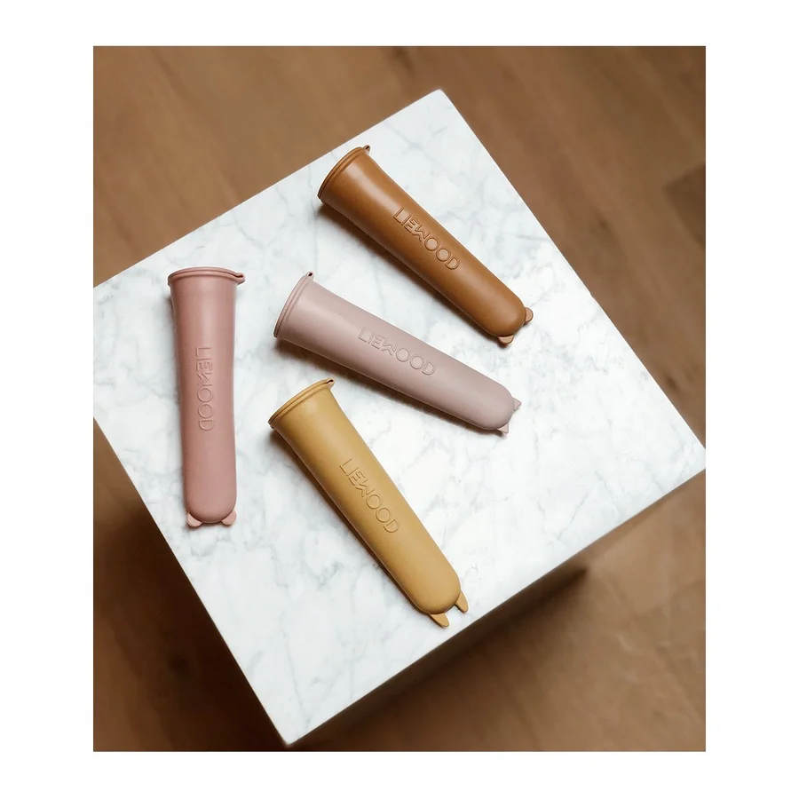 Liewood silicone isforme, 4 stk - rose multi mix