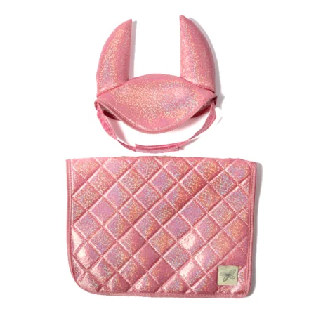 byASTRUP sadelunderlag og hut, pink