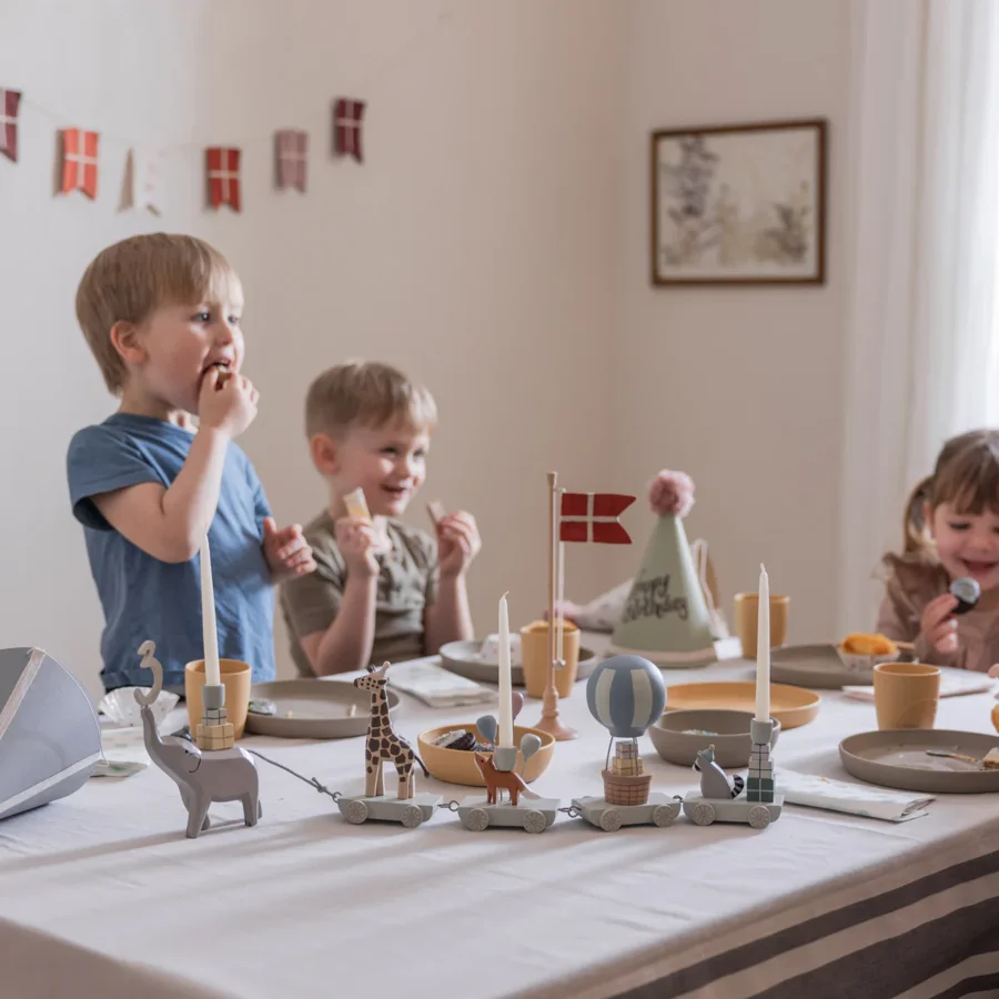 Sebra Geburtstagszug aus Holz, World of Sebra