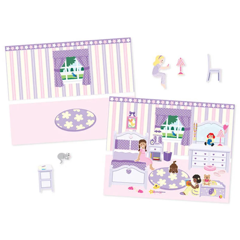 Melissa and Doug aktivitetssæt med vinylmærker, Hjemme