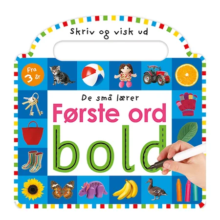 De små lærer - Skriv og visk ud - Første ord