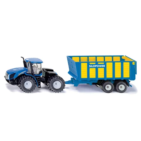 SIKU NEW HOLLAND Traktor MED ANHÆNGEr