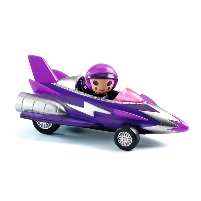 Djeco Crazy Motors Miss Burgundy Rennwagen