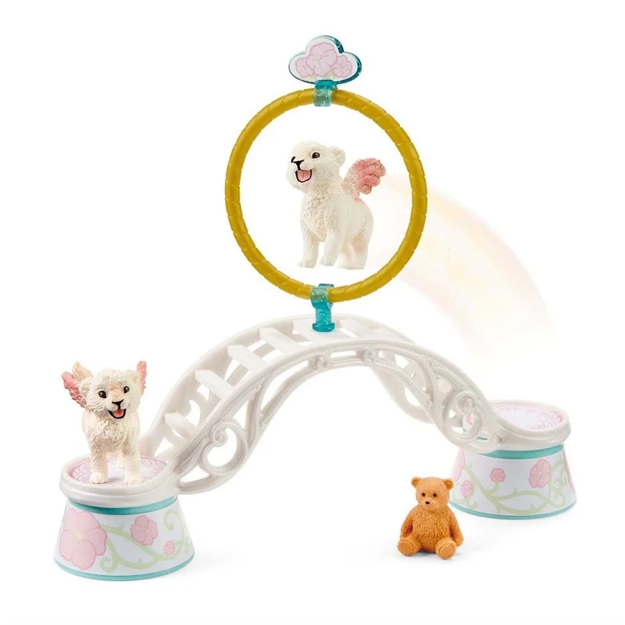 Schleich Bayala, løveunger m.vinger til træning