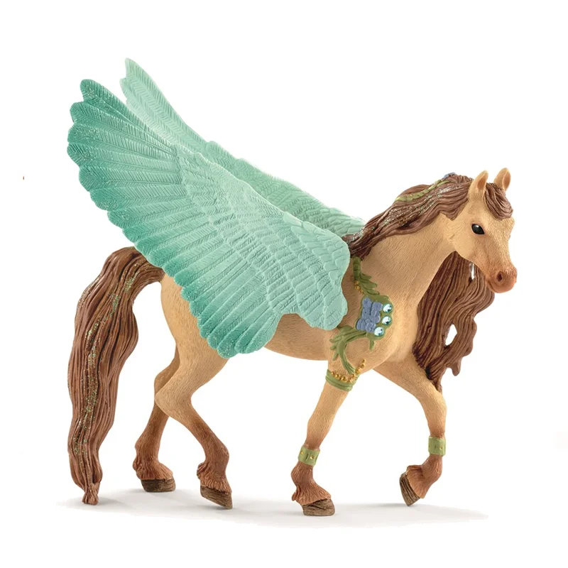 Schleich Bayala, pegasus med blomster og smykker