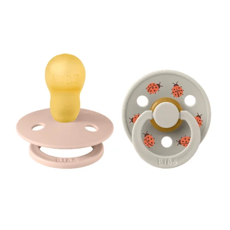 BIBS 2-Pak Studio Colour Sut Str 3 - Ladybug Blush Mix
