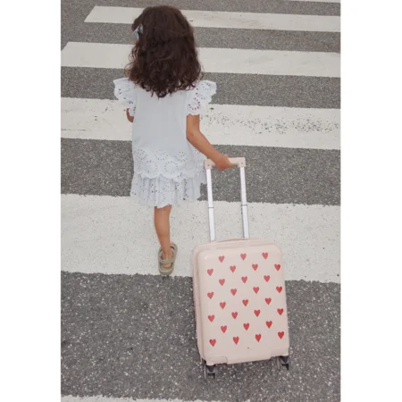 Konges Sløjd rejsekuffert, hearts