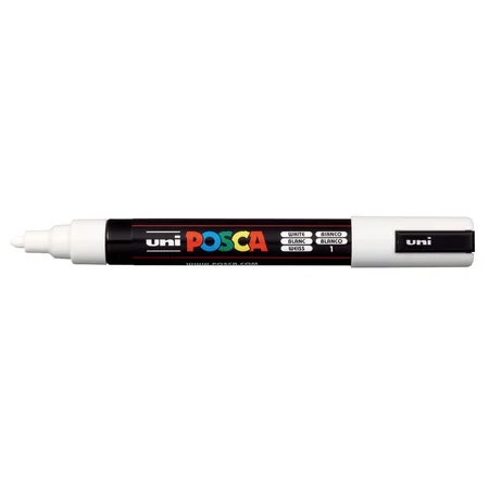 Posca marker PC-5M, hvid