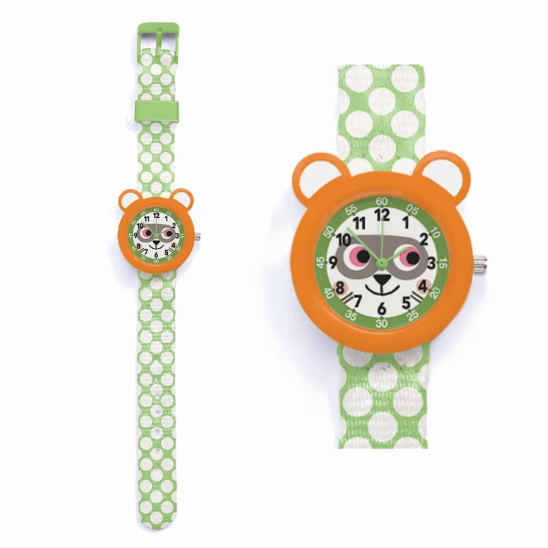 Djeco Armbanduhr, Waschbär