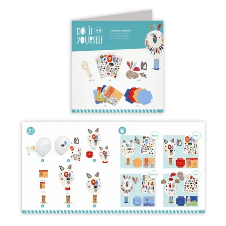 Djeco DIY æske, Ballonpynt - dyr