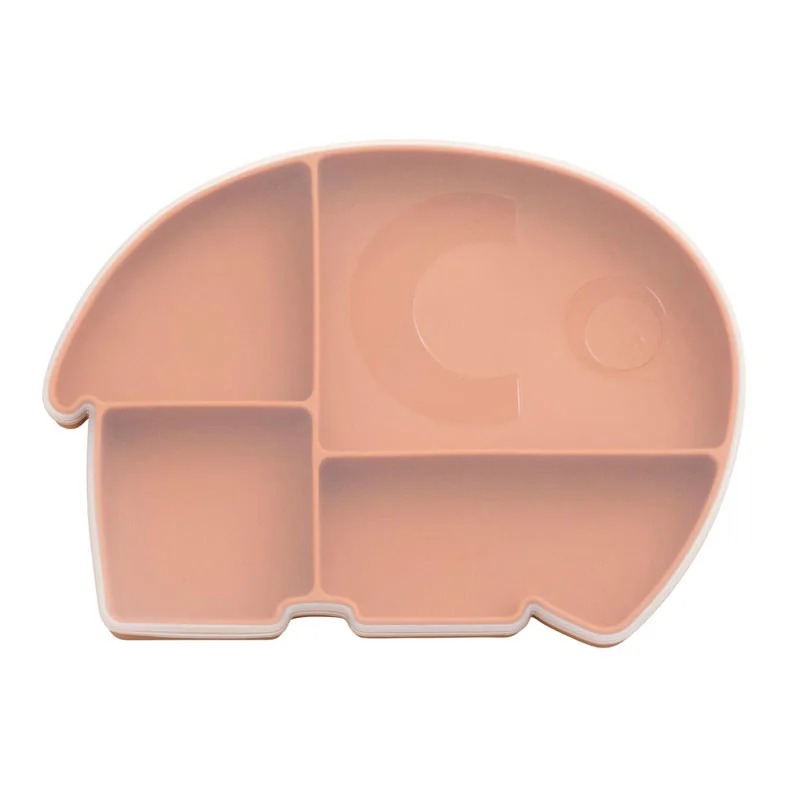 Sebra Silikon Teller mit Deckel, Fanto - toasted orange