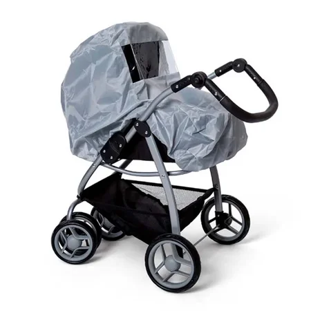 MaMaMeMo regnslag til dukkvogn, grå