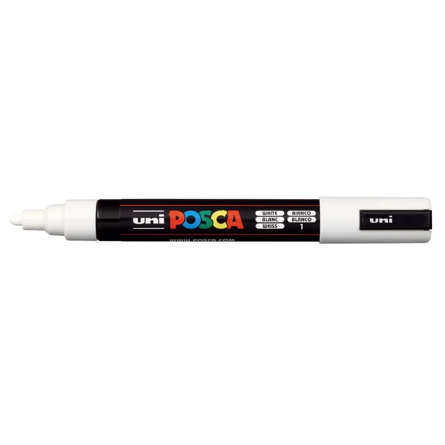 Posca marker PC-5M, hvid