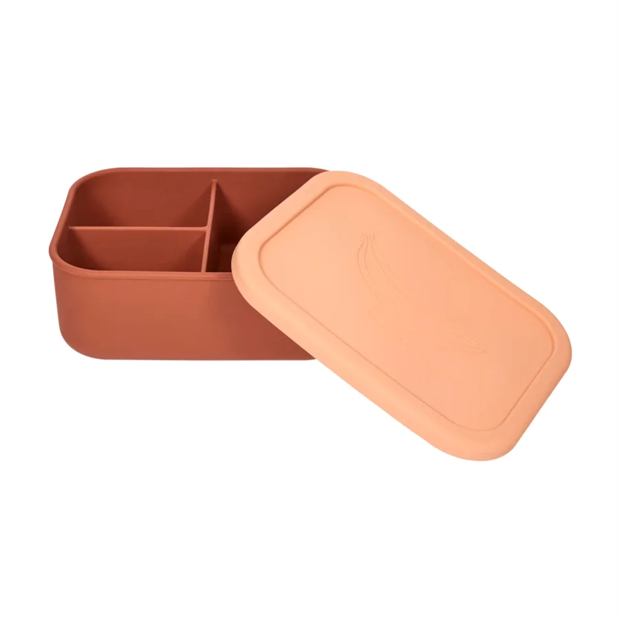 OYOY Yummy madkasse large, powder/sienna