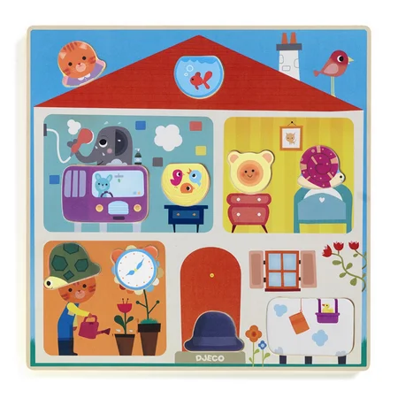 Djeco puslespil, bytte rundt - Swapy