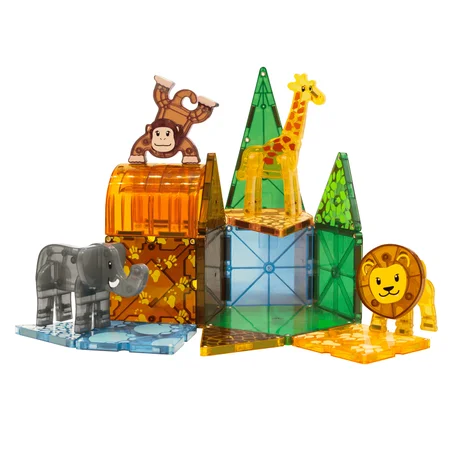 Magna-Tiles Magnetbausteine, Safaritiere